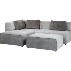 KARE Design Canapés D Angle Infinity Ottomane Gris Gauche