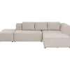 KARE Design Canapés D Angle Infinity Ottomane Creme Droite