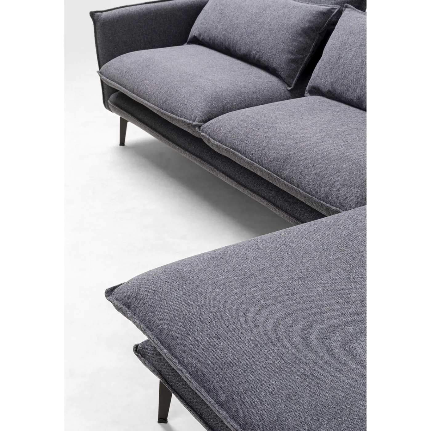 KARE Design Canapés D Angle Monza Droite Gris 296Cm