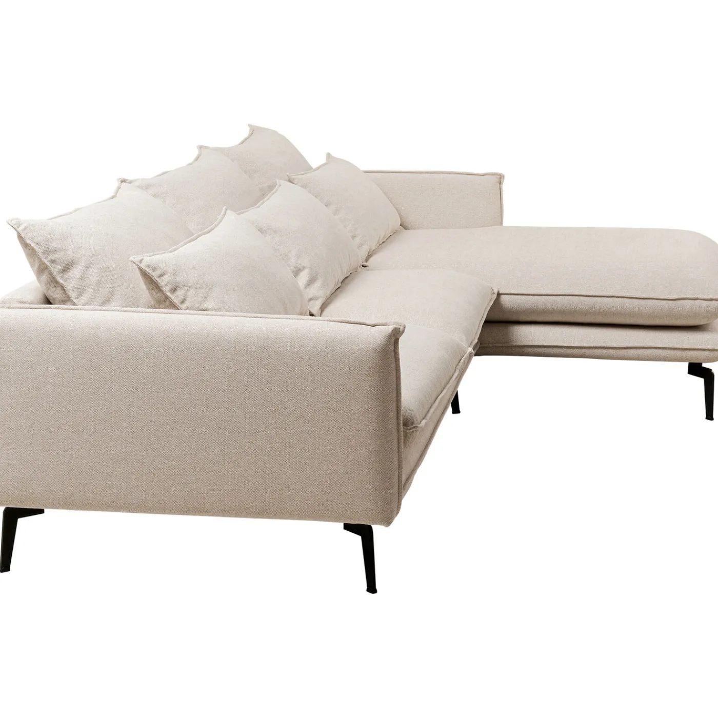 KARE Design Canapés D Angle Monza Droite Creme 296Cm