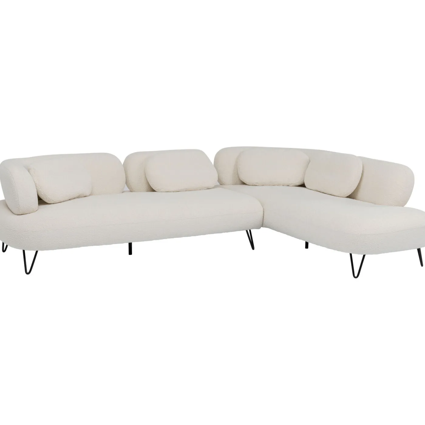 KARE Design Canapés D Angle Peppo Blanc