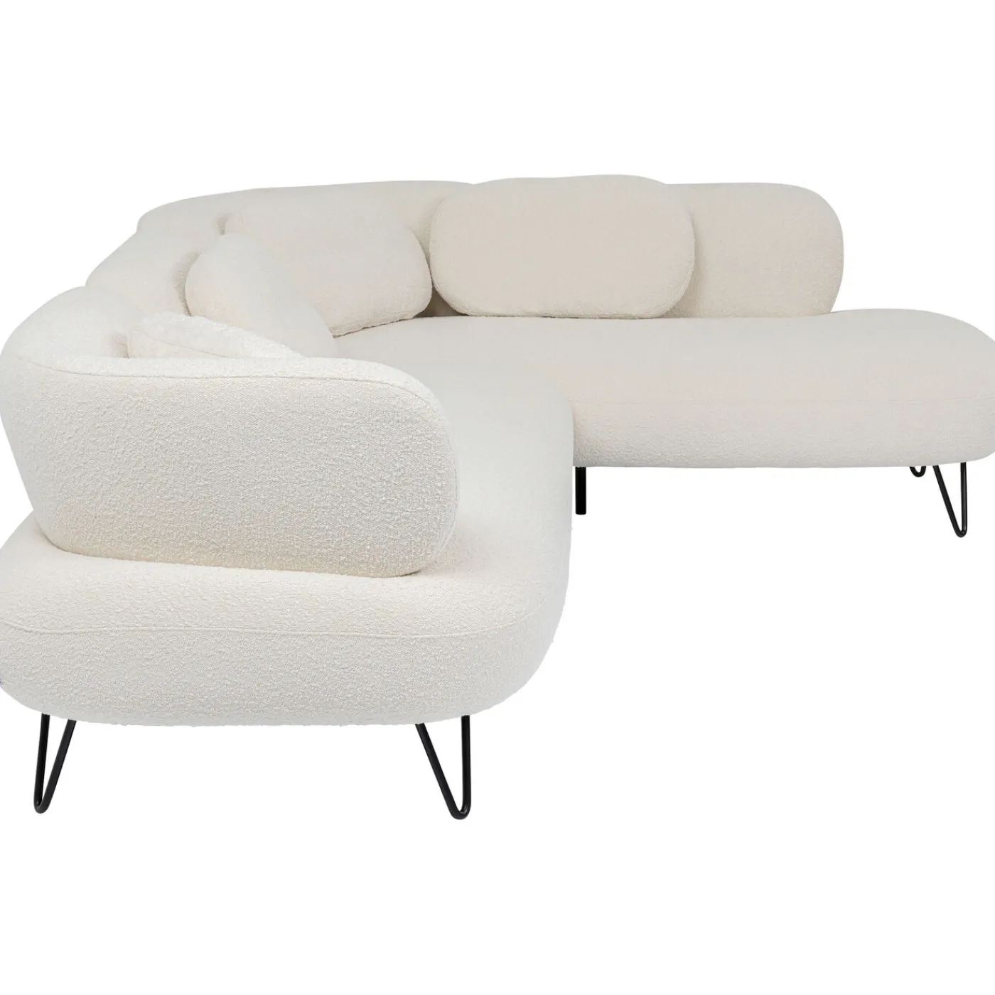 KARE Design Canapés D Angle Peppo Blanc