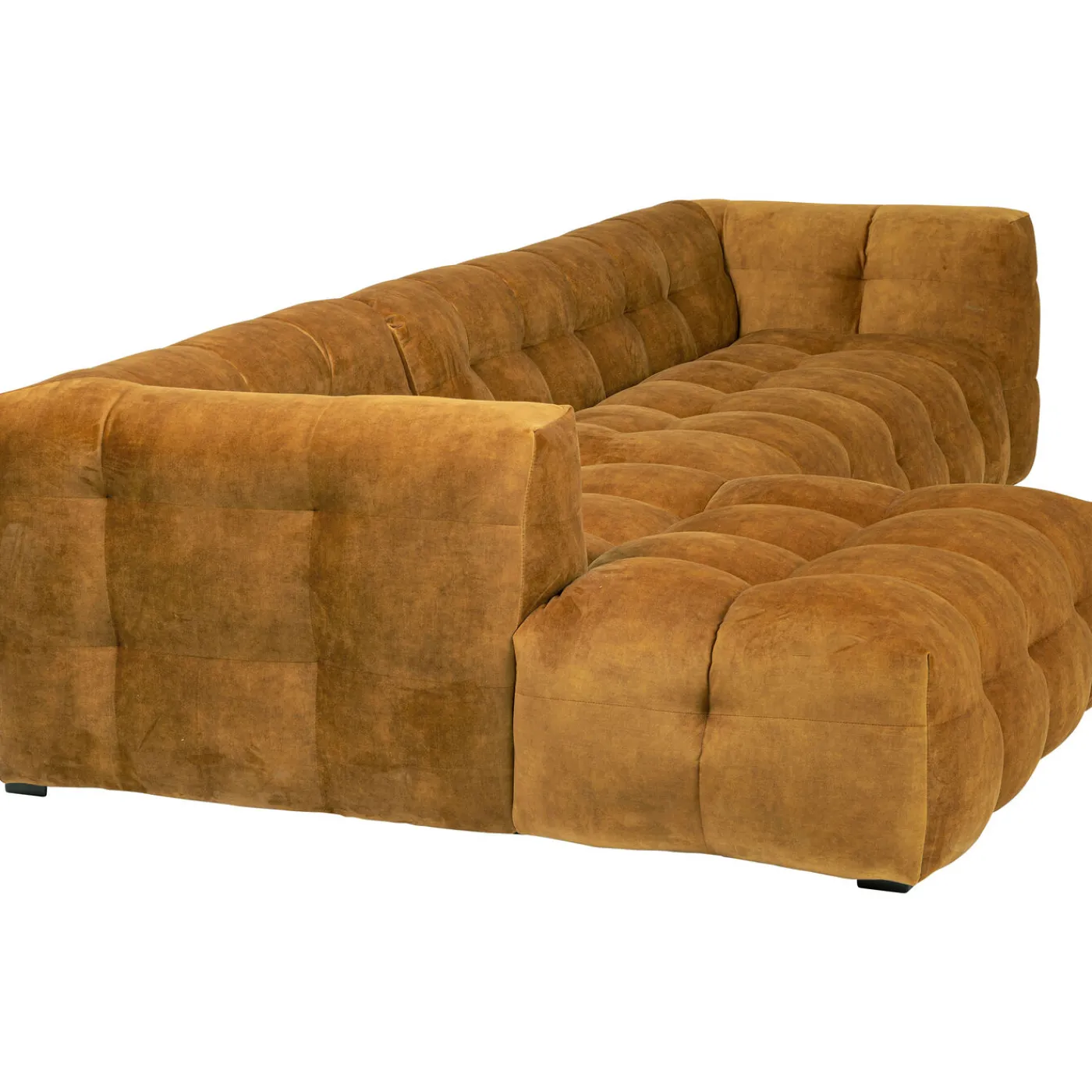 KARE Design Canapés D Angle Salamanca Gauche Brun Dore