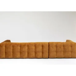 KARE Design Canapés D Angle Salamanca Gauche Brun Dore