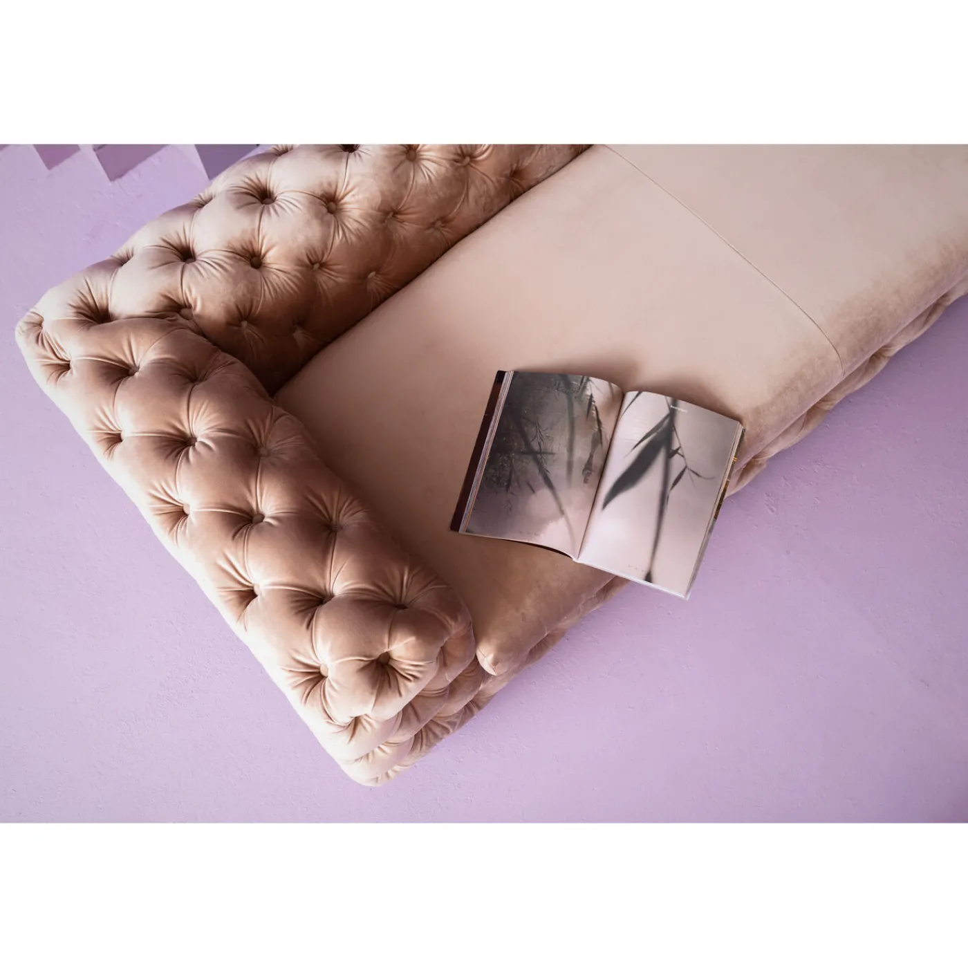 KARE Design Canapés Desire 3-Places Velours Ecru