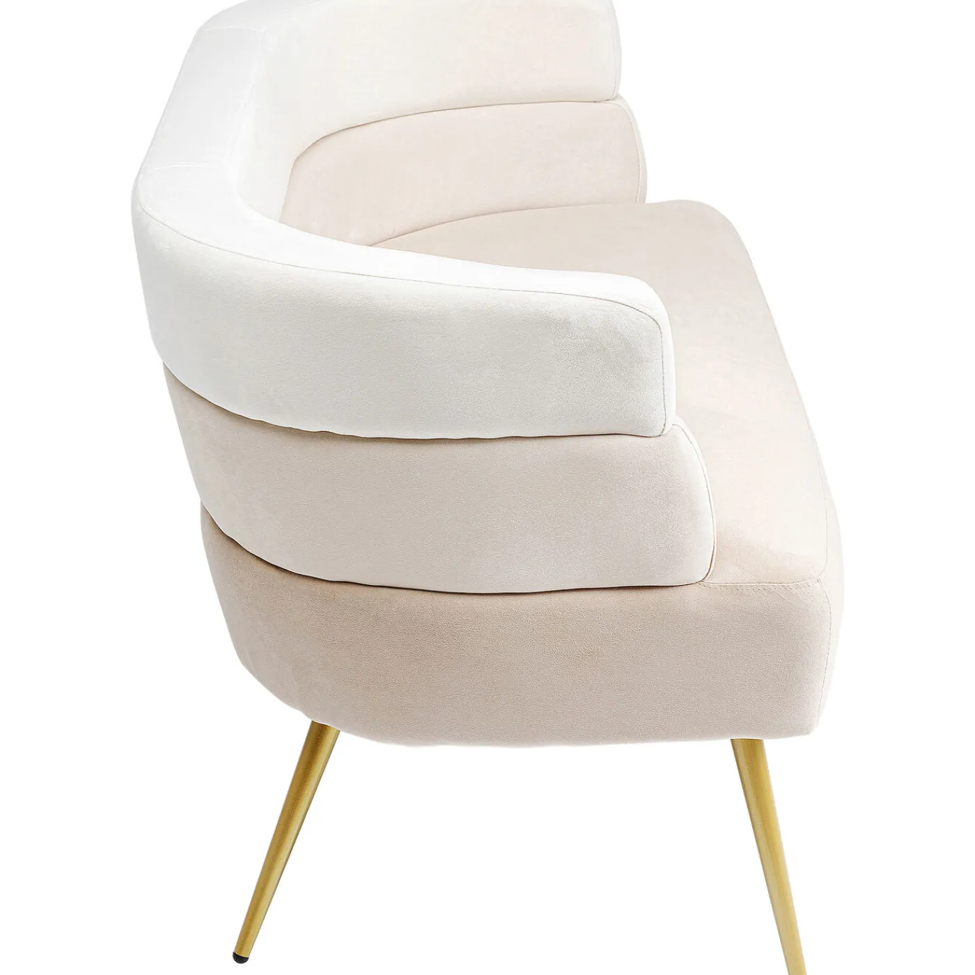 KARE Design Canapés Discovery 2-Places Creme 125Cm