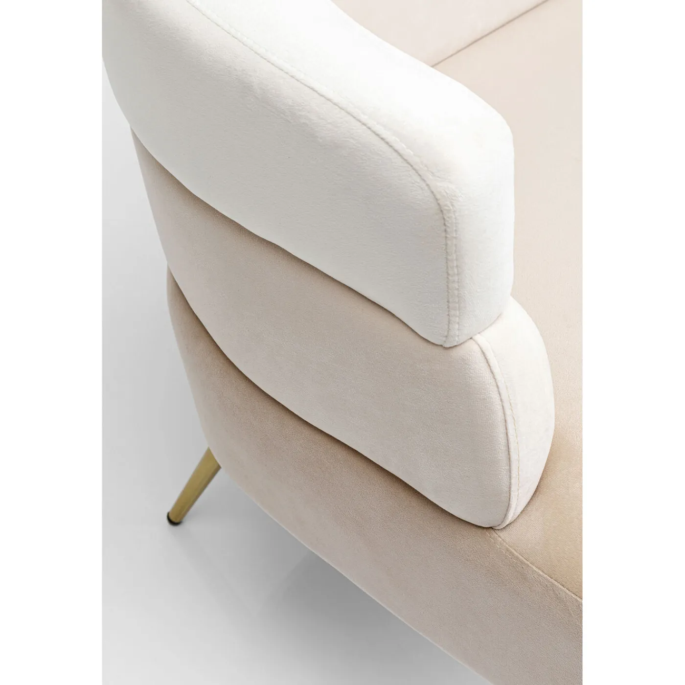 KARE Design Canapés Discovery 2-Places Creme 125Cm