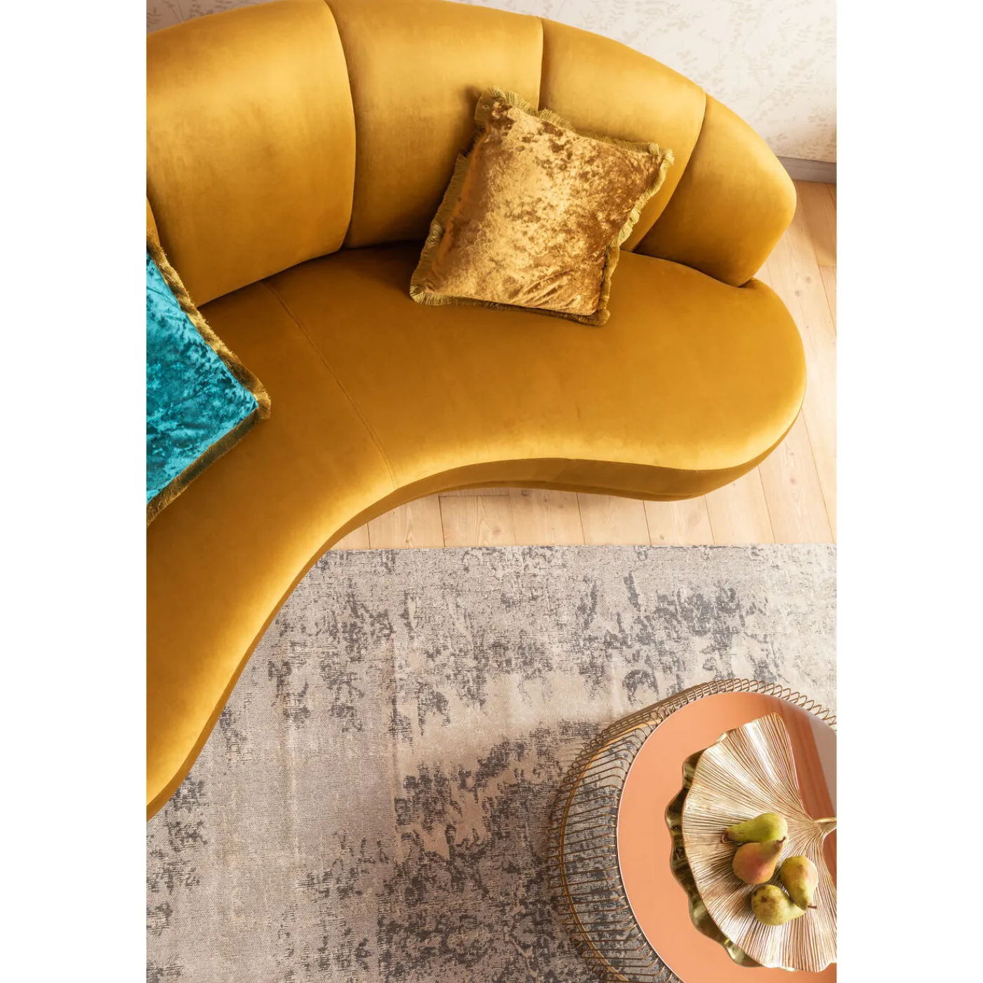 KARE Design Canapés Dschinn Ambre 3-Places 233Cm