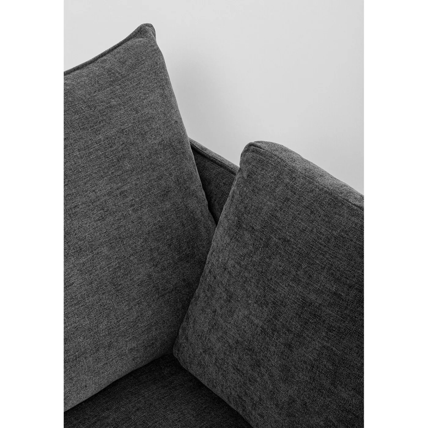 KARE Design Canapés Edna 3-Places Gris 245Cm