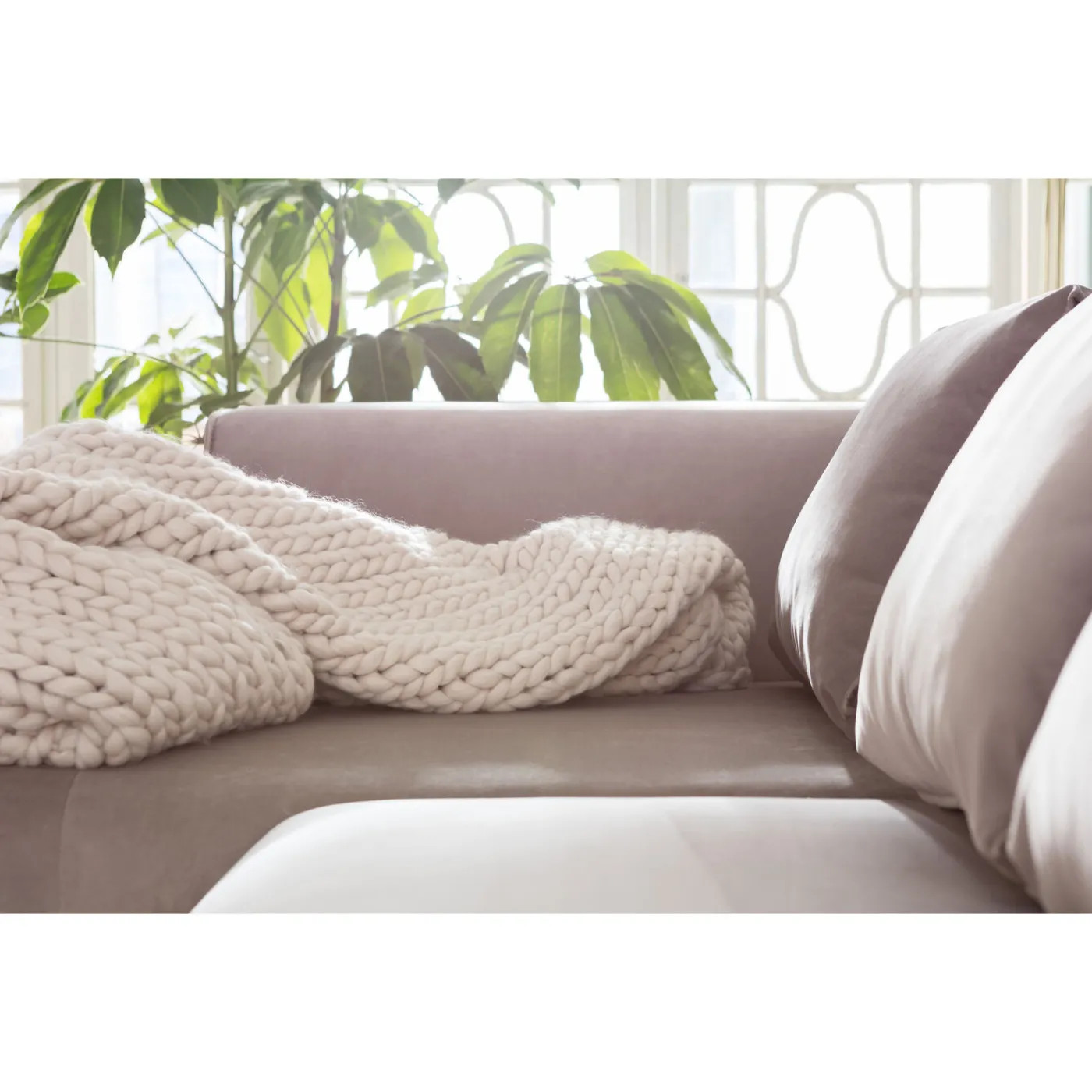 KARE Design Canapés Infinity Velours Taupe Gauche