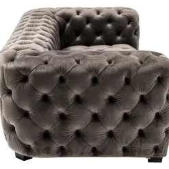 KARE Design Canapés Metropol 3-Places Gris 238Cm