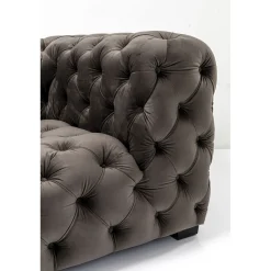 KARE Design Canapés Metropol 3-Places Gris 238Cm