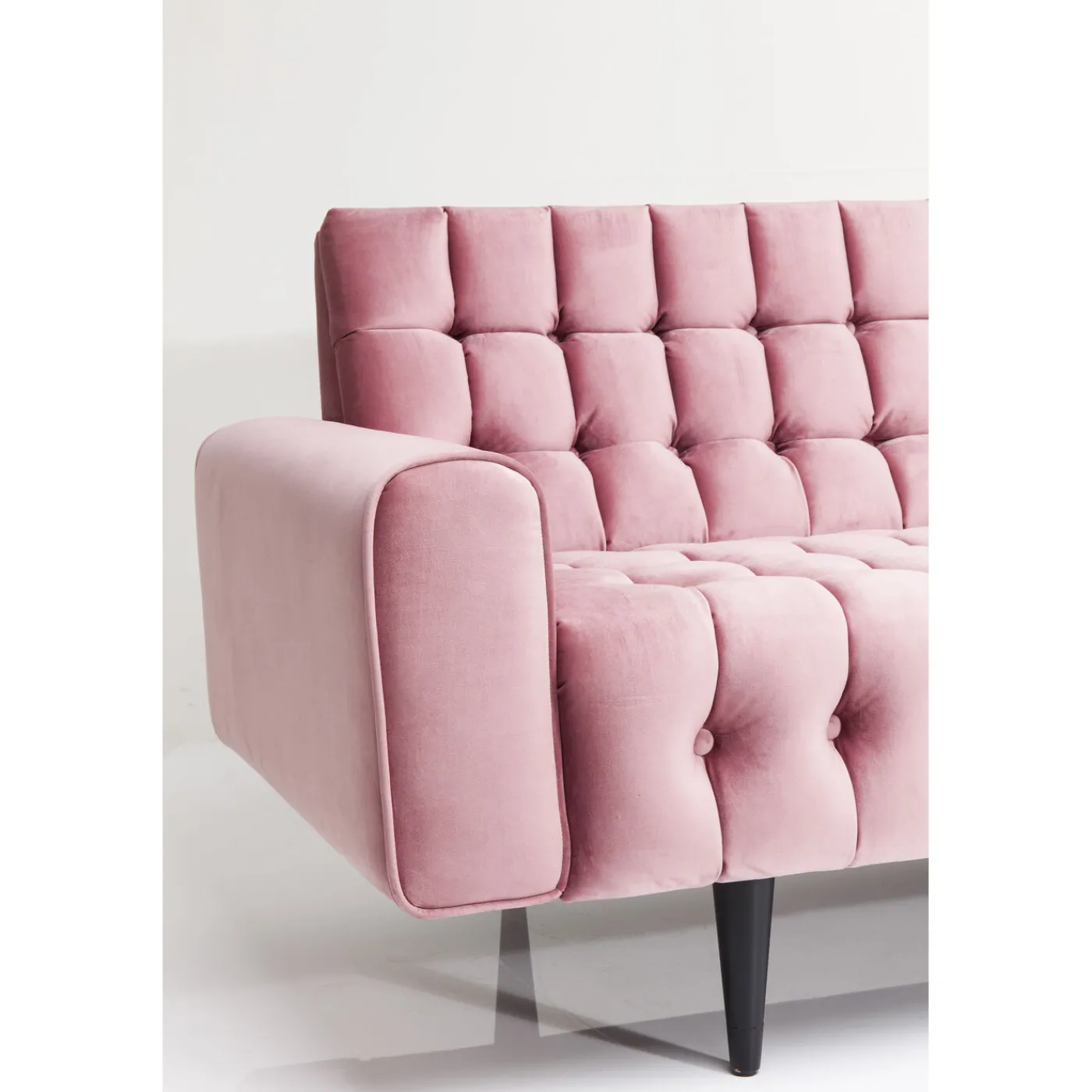 KARE Design Canapés Milchbar 3-Places Velours Mauve