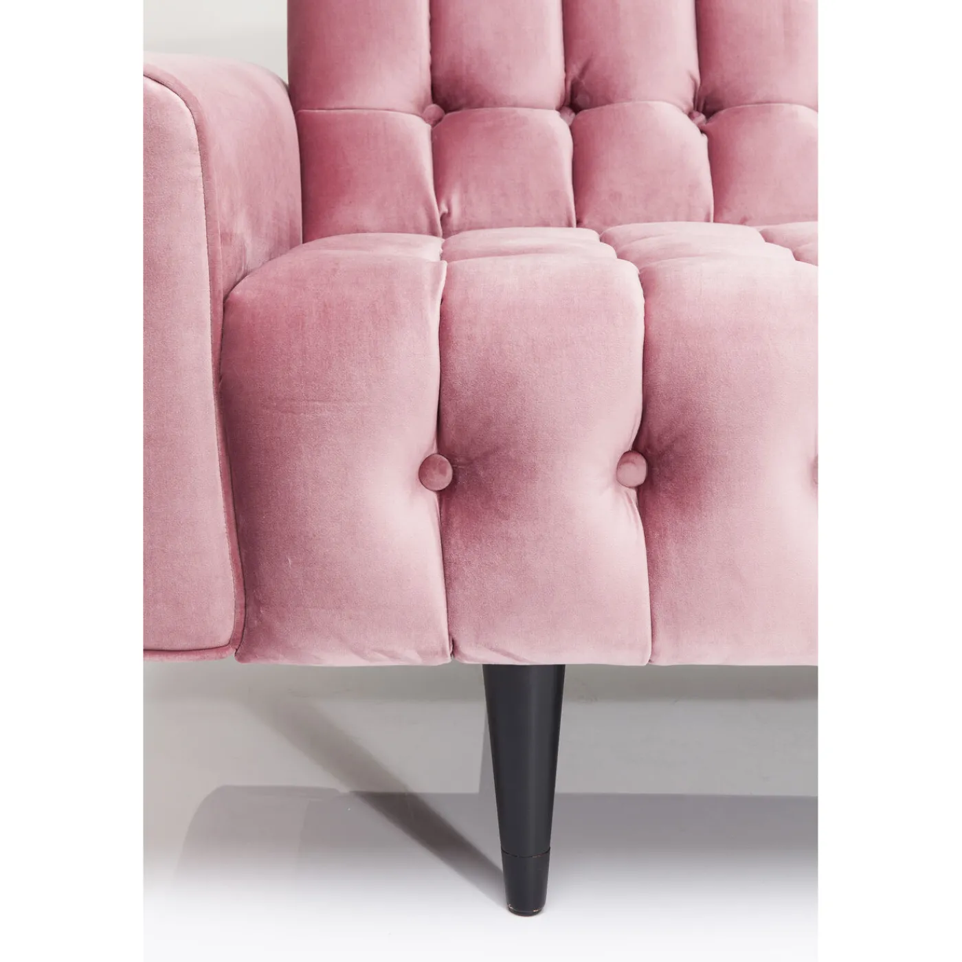 KARE Design Canapés Milchbar 3-Places Velours Mauve