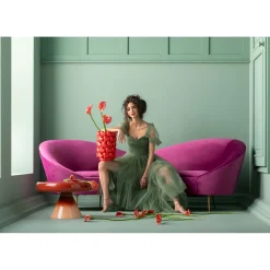 KARE Design Canapés Night Fever 3-Places Violet