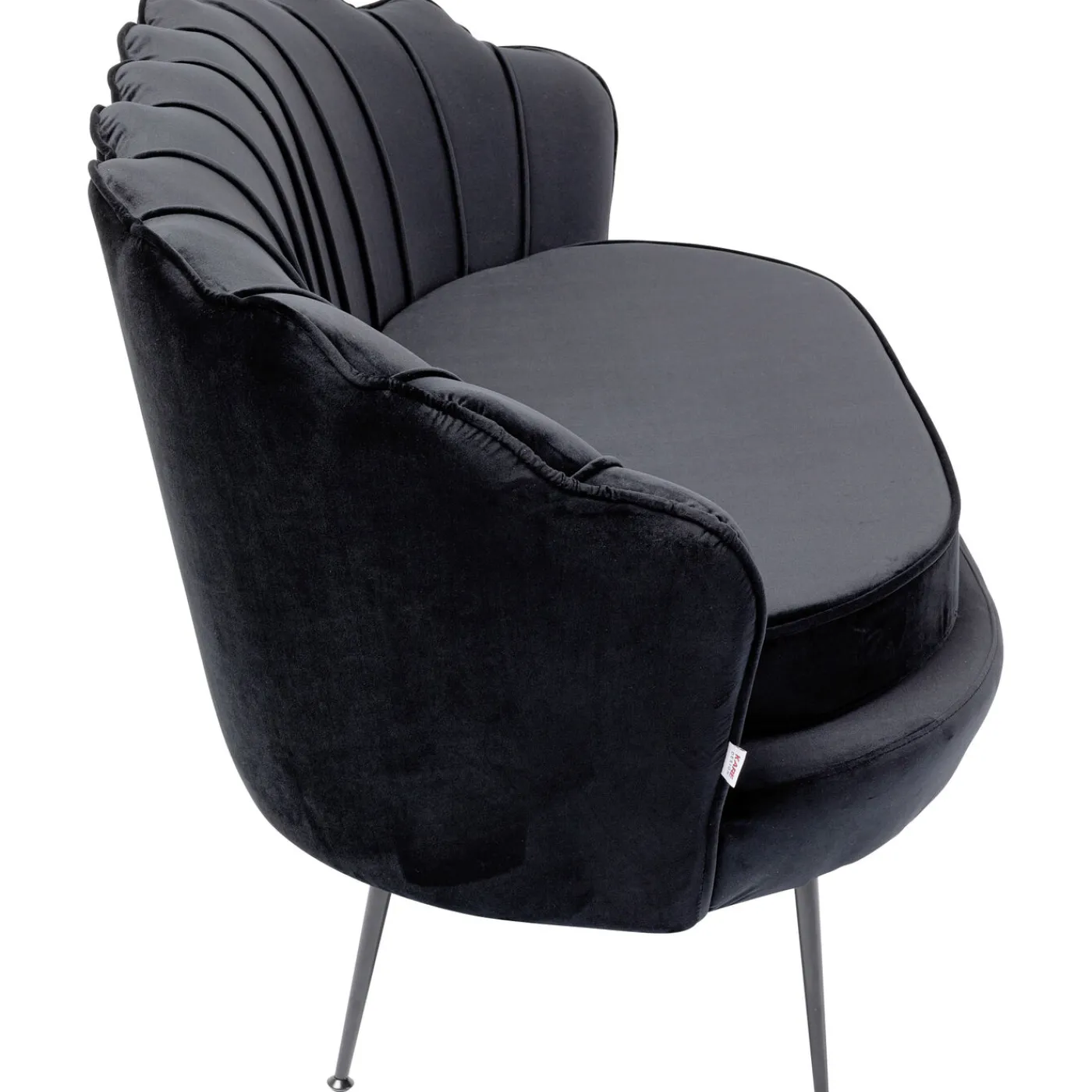 KARE Design Canapés Water Lily 2-Places Noir Noir