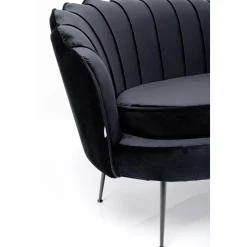 KARE Design Canapés Water Lily 2-Places Noir Noir