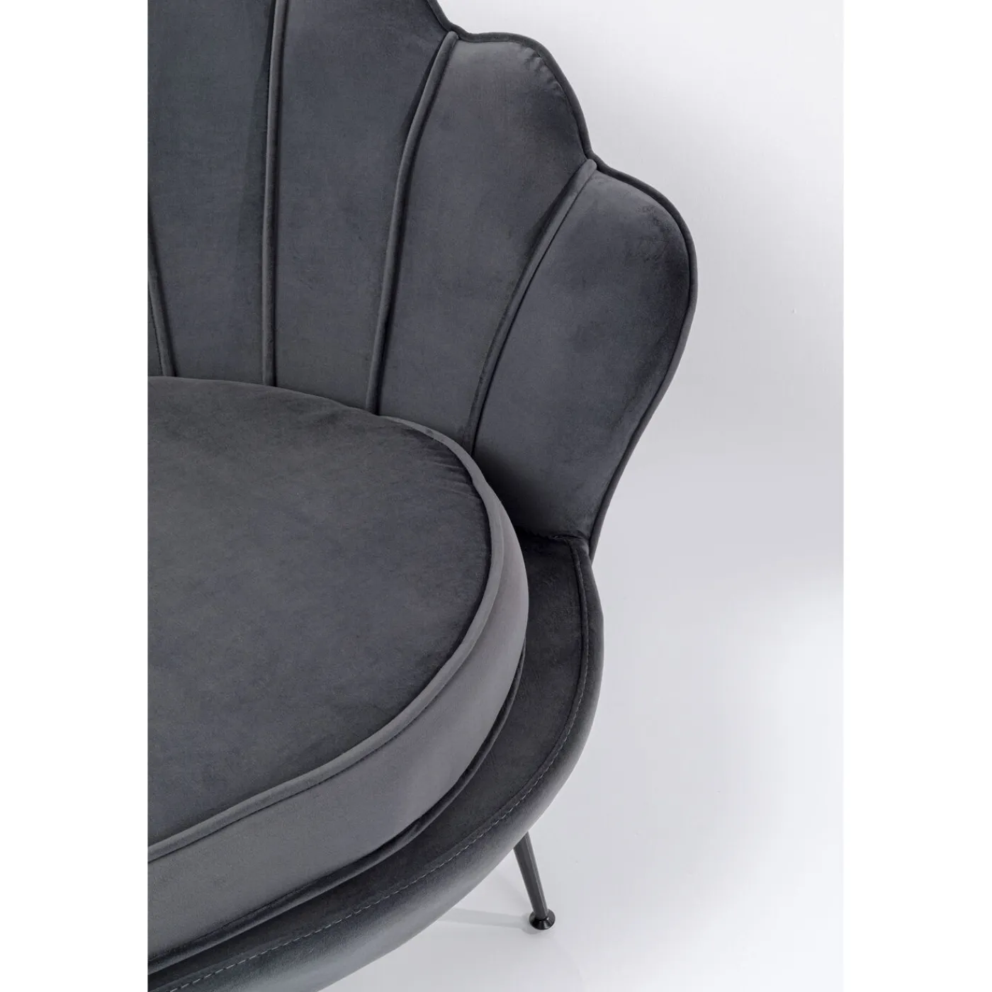 KARE Design Canapés Water Lily 2-Places Noir Gris