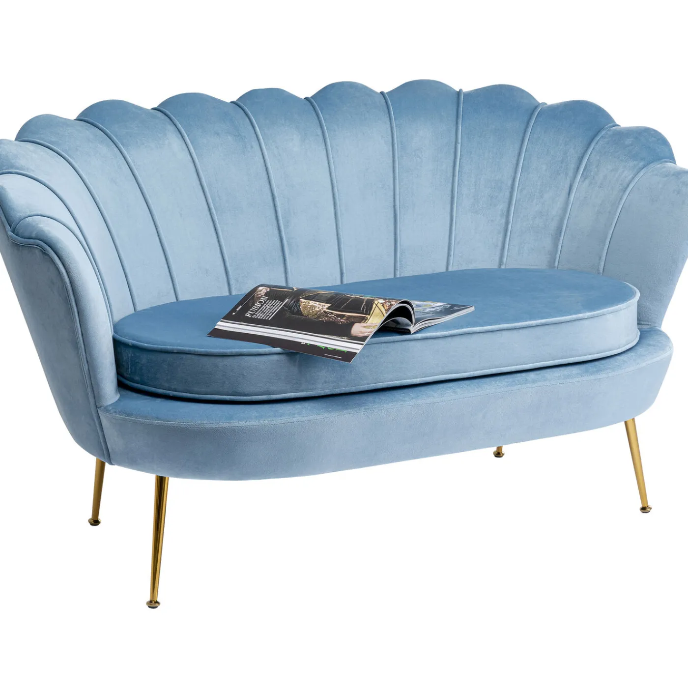 KARE Design Canapés Water Lily 2-Places Or Aqua