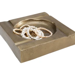 KARE Design Cendrier Classic Alu Dore 20X20Cm