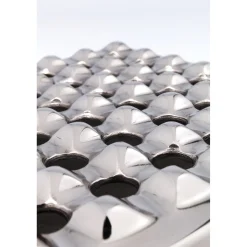 KARE Design Cendrier Soho Carre Argente 25X25Cm