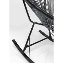 KARE Design Chaise À Bascule Acapulco Noir