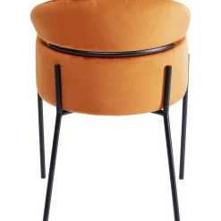 KARE Design Chaise A. Acc. Alexia.Velours Orange