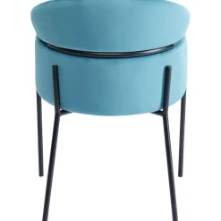 KARE Design Chaise A. Acc. Alexia.Velours Bleu