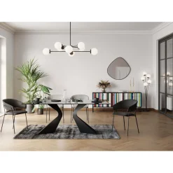 KARE Design Chaise A. Acc. Belle Anthracite (2/Set)