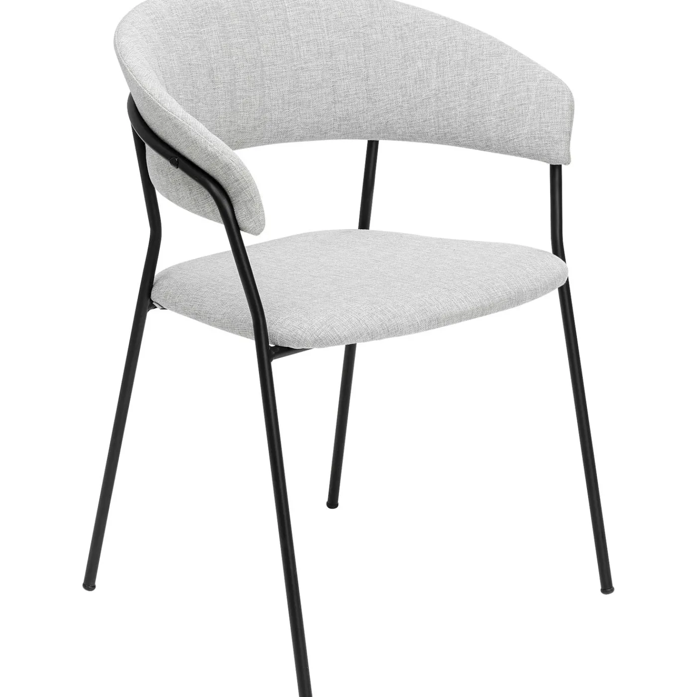 KARE Design Chaise A. Acc. Belle Gris Clair (2/Set)