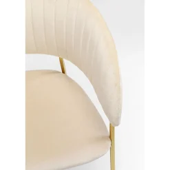 KARE Design Chaise A. Acc. Belle Velvet Creme (2/Set)