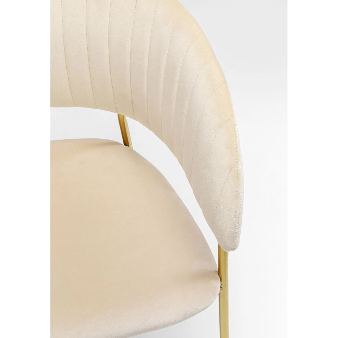 KARE Design Chaise A. Acc. Belle Velvet Creme (2/Set)