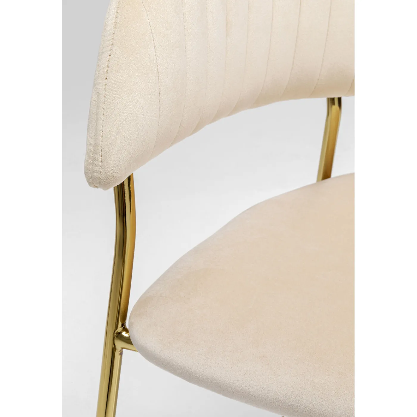 KARE Design Chaise A. Acc. Belle Velvet Creme (2/Set)