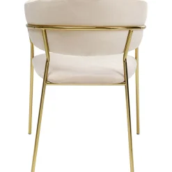 KARE Design Chaise A. Acc. Belle Velvet Creme (2/Set)