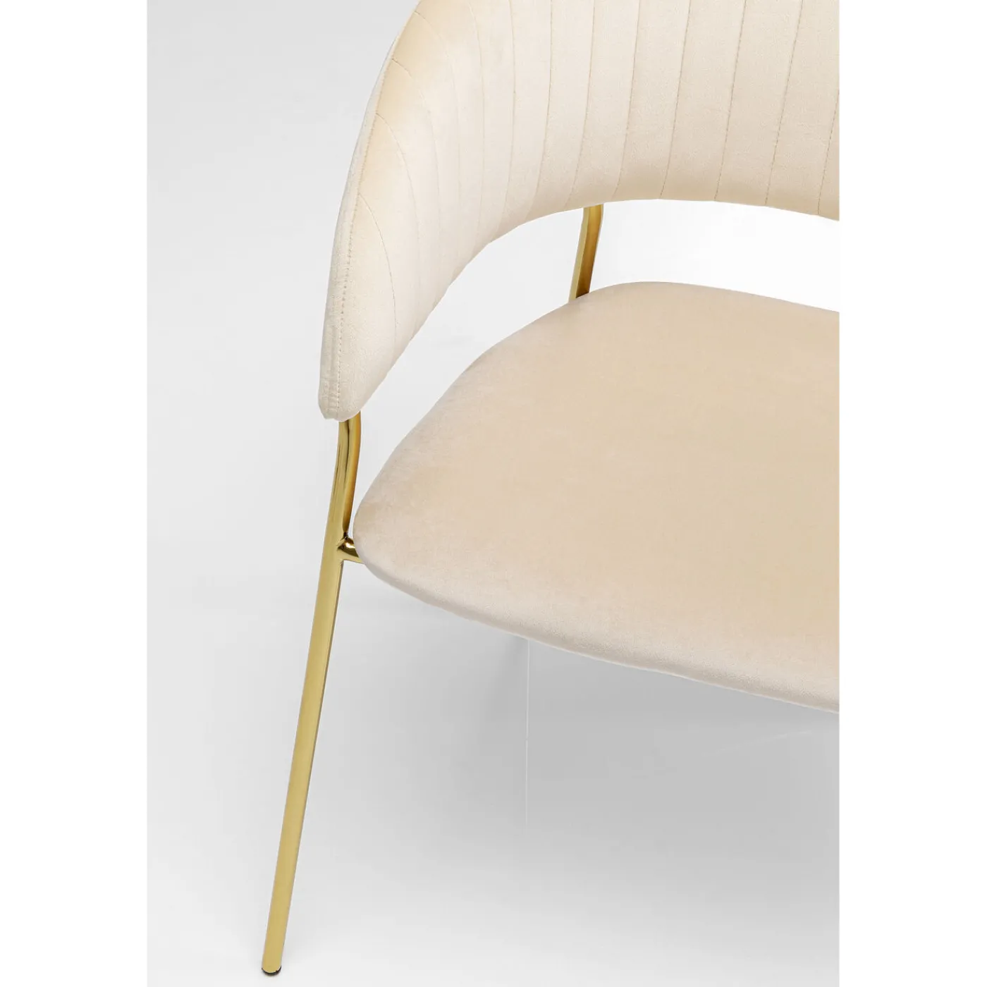 KARE Design Chaise A. Acc. Belle Velvet Creme (2/Set)
