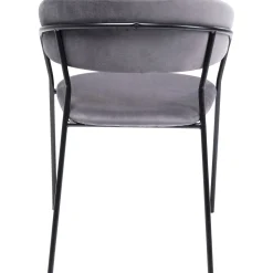 KARE Design Chaise A. Acc. Belle Velvet Gris (2/Set)