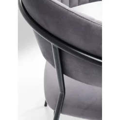 KARE Design Chaise A. Acc. Belle Velvet Gris (2/Set)