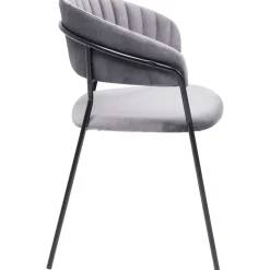 KARE Design Chaise A. Acc. Belle Velvet Gris (2/Set)