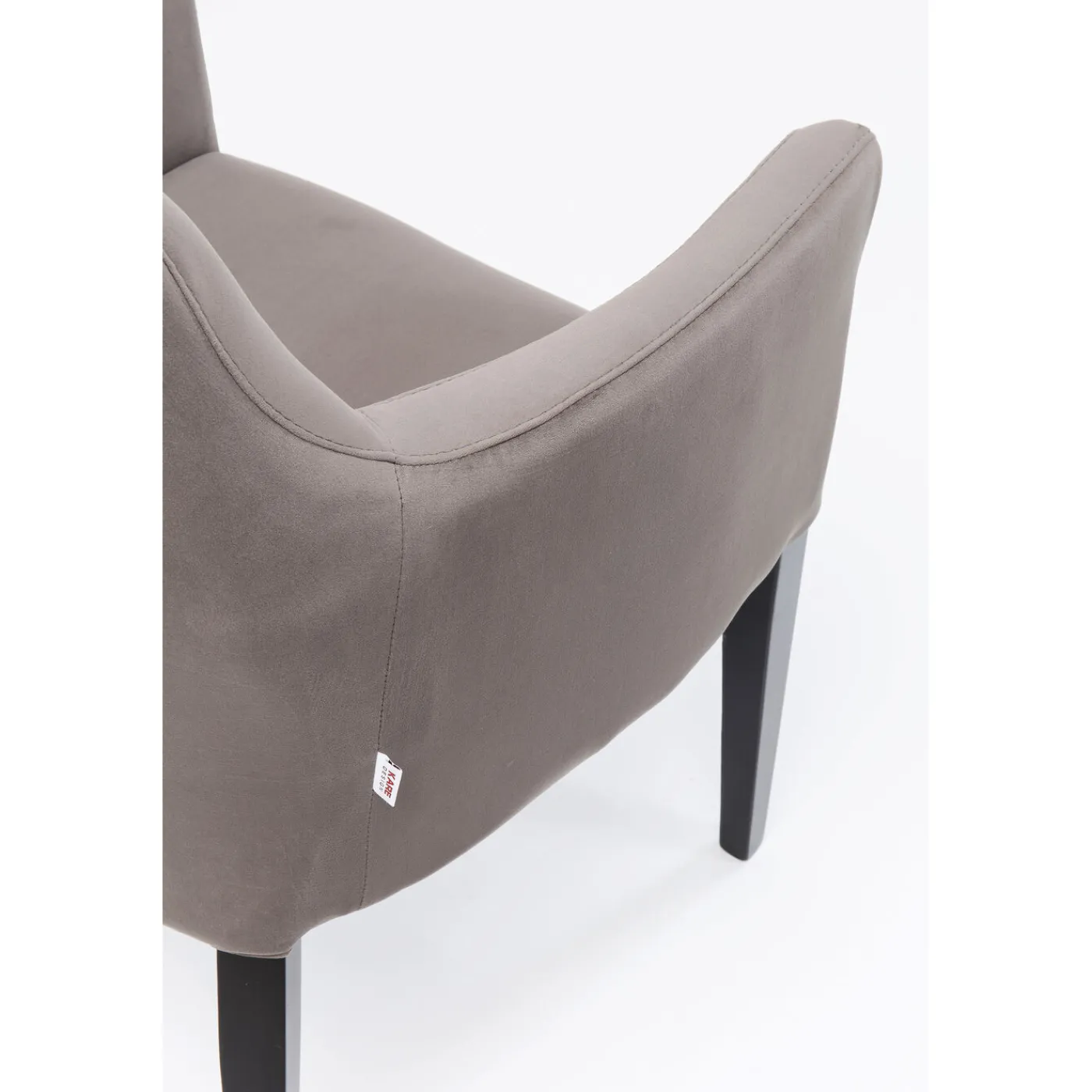KARE Design Chaise A. Acc. Black Mode Gris