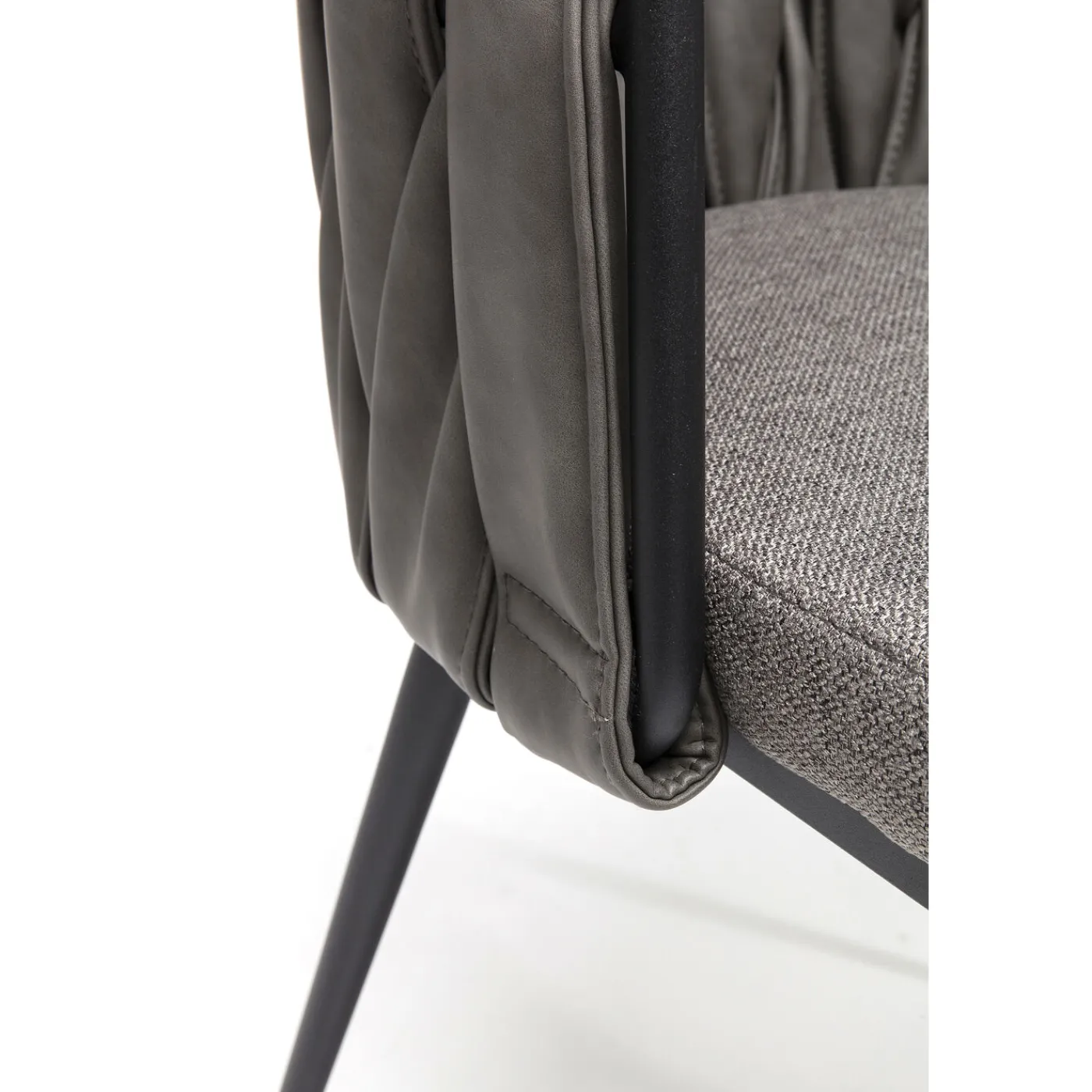 KARE Design Chaise A. Acc. Cheerio Gris Av. Coussin