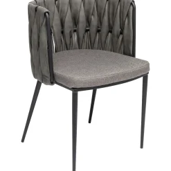 KARE Design Chaise A. Acc. Cheerio Gris Av. Coussin