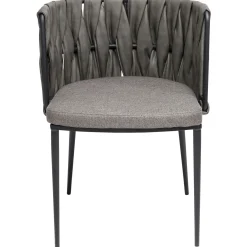 KARE Design Chaise A. Acc. Cheerio Gris Av. Coussin