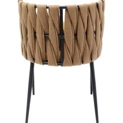 KARE Design Chaise A. Acc. Cheerio Jaune A.Coussin