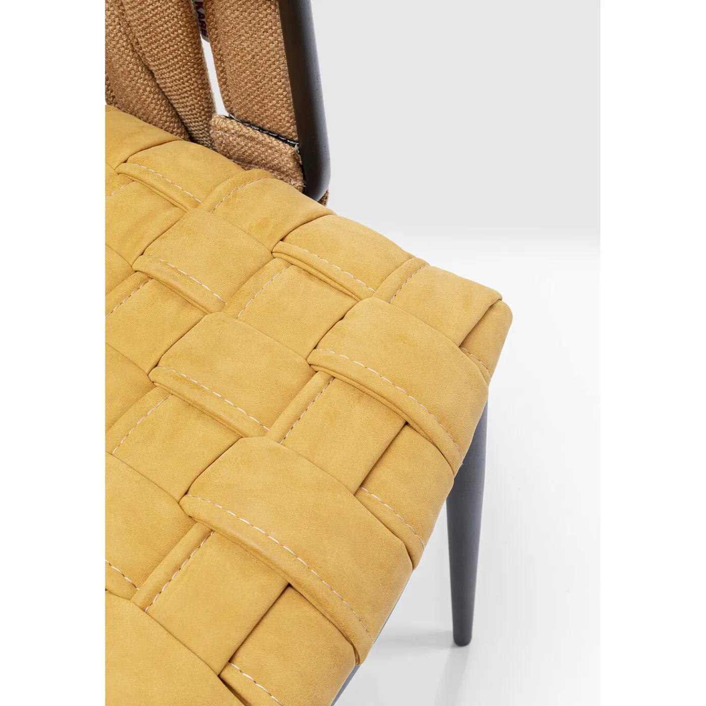 KARE Design Chaise A. Acc. Cheerio Jaune A.Coussin