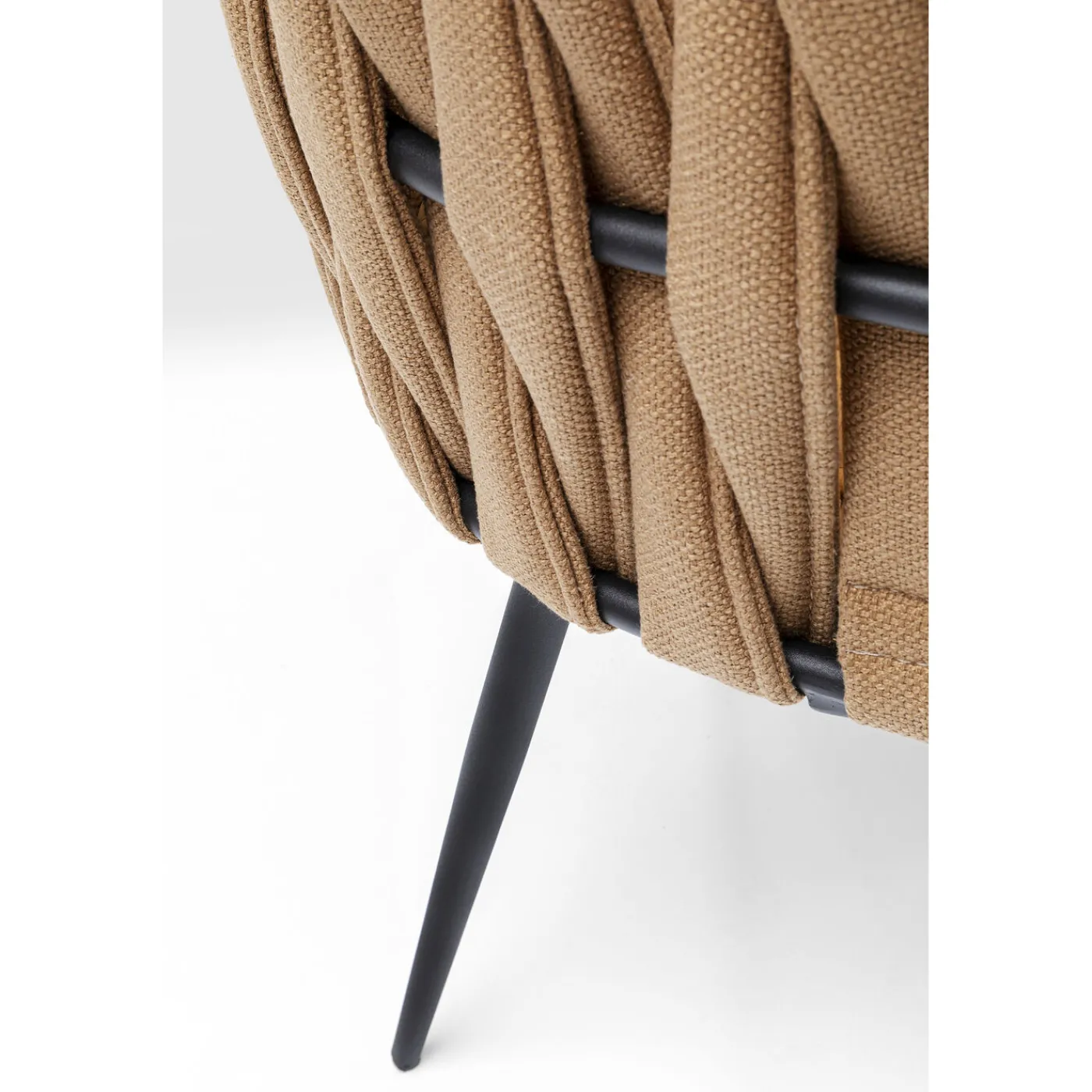 KARE Design Chaise A. Acc. Cheerio Jaune A.Coussin