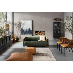 KARE Design Chaise A. Acc. Cheerio Jaune A.Coussin