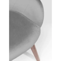 KARE Design Chaise A. Acc. Dark Lady Velours Gris