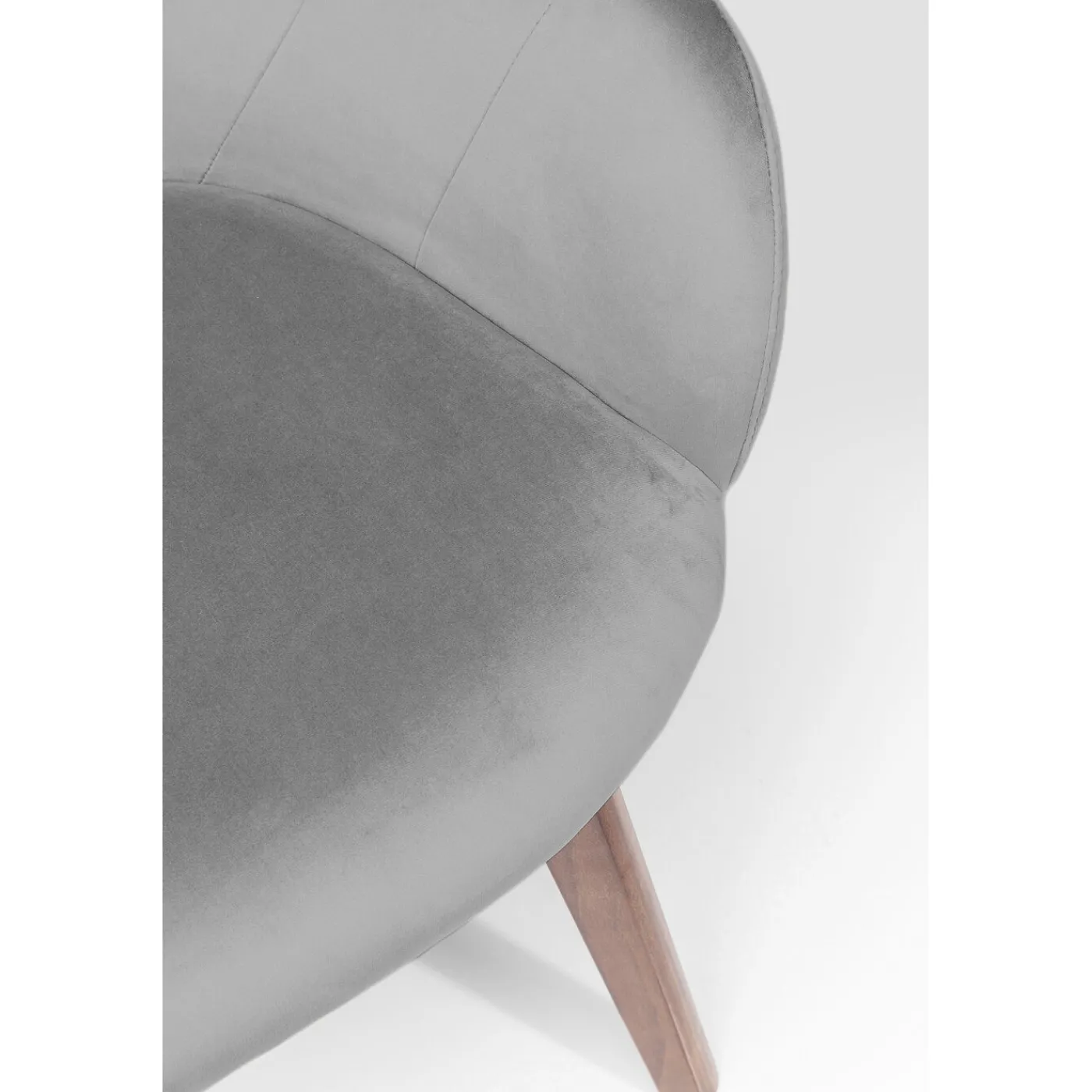 KARE Design Chaise A. Acc. Dark Lady Velours Gris