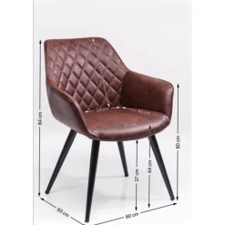 KARE Design Chaise A. Acc. Harry Marron