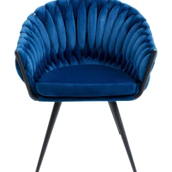 KARE Design Chaise A. Acc. Knot Bleu